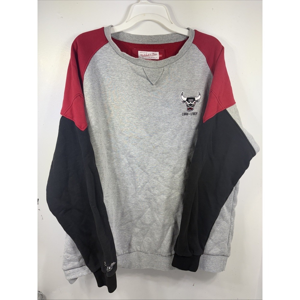 Mitchell & Ness Chicago Bulls Sweatshirt Hardwood Classics‎ Crewneck 2XLT